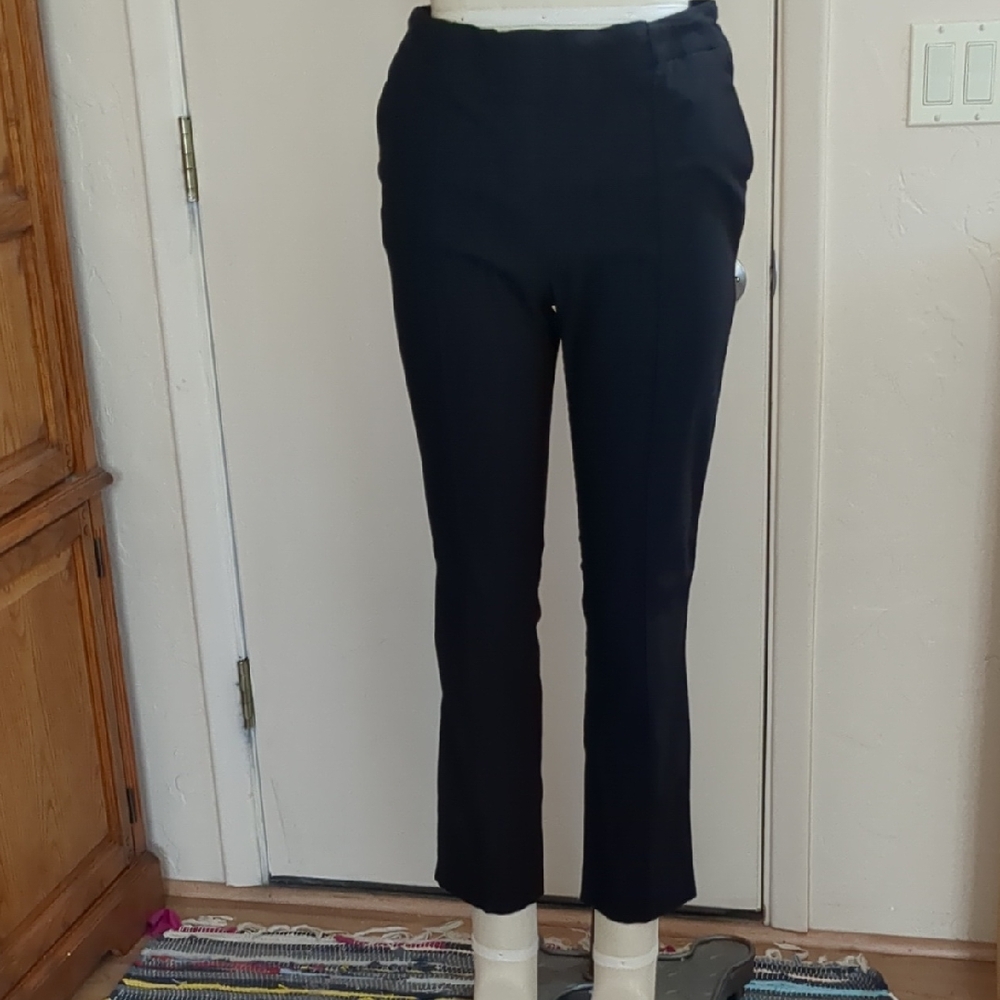 Pull On Stretchy Black Women's Business Casual Pants